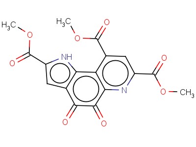 4,5-Dioxo-4,5-dihydro-1h-pyrrol[2,3-f]quinoline-2,7,9-tricarboxylic acid trimethyl ester
