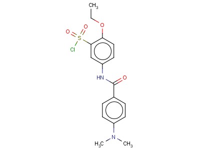 5-(4-Dimethylaminobenzoylamino)-2-ethoxybenzenesulfonyl chloride