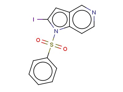 2-Iodo-1-(phenylsulfonyl)-1h-pyrrolo[3,2-c]pyridine