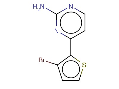4-(3-Bromo-2-thienyl)-2-pyrimidinamine