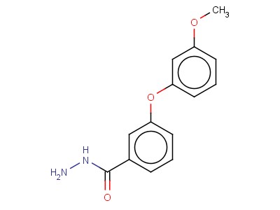 1-(3-Methoxyphenoxy)benzene-3-carbohydrazide