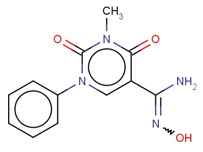 N'-hydroxy-3-methyl-2,4-dioxo-1-phenyl-1,2,3,4-tetrahydropyrimidine-5-carboximidamide