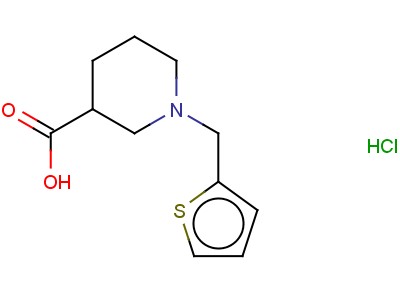 1-Thiophen-2-ylmethyl-piperidine-3-carboxylic acid hydrochloride