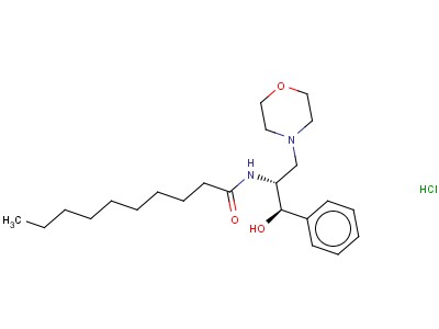 D-threo-1-phenyl-2-decanoylamino-3-morpholino-1-propanol hcl