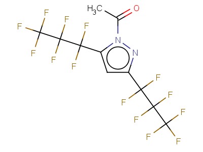 1-Acetyl-3,5-bis(heptafluoro-1-propyl)pyrazole