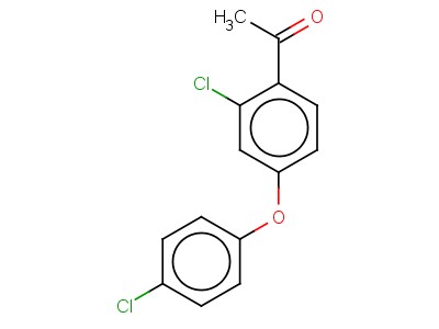 1-[2-chloro-4-(4-chlorophenoxy)phenyl]ethan-1-one