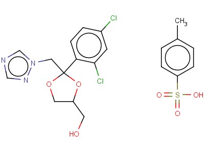 Cis-[2-(2,4-dichlorophenyl)-2-(1h-1,2,4-triazol-1-yl-methyl)-1,3-dioxolan-4-yl]methyl 4-toluenesulfonate