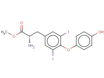 O-(4-hydroxyphenyl)-3,5-diiodo-l-tyrosine methyl ester