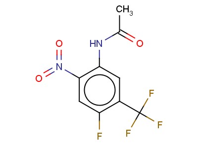 N-(4-fluoro-2-nitro-5-trifluoromethylphenyl)-acetamide