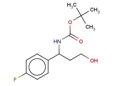 3-N-boc-amino-3-(4-fluoro-phenyl)-propan-1-ol