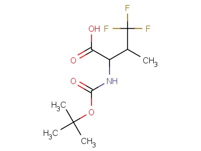 2-Tert-butoxycarbonylamino-4,4,4-trifluoro-3-methyl-butyric acid