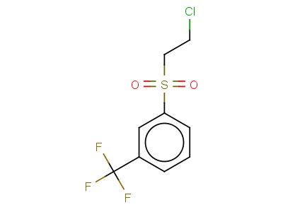 2-Chloroethyl-[3-(trifluoromethyl)phenyl]sulphone