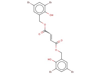 Bis(3,5-dibromosalicyl) fumarate