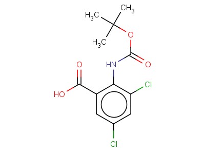 2-Tert-butoxycarbonylamino-3,5-dichlorobenzoic acid