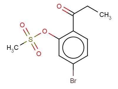 5-Bromo-2-propionylphenyl methanesulfonate