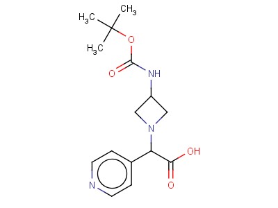 (3-Boc-amino-azetidin-1-yl)-pyridin-4-yl-acetic acid