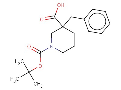 1-[(tert-butyl)oxycarbonyl]-3-benzylpiperidine-3-carboxylic acid