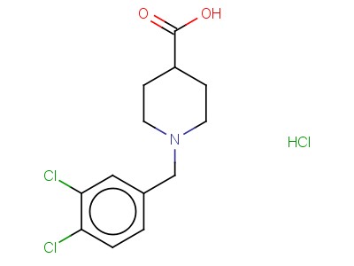 1-(3,4-Dichlorobenzyl)-4-piperidinecarboxylic acid hydrochloride