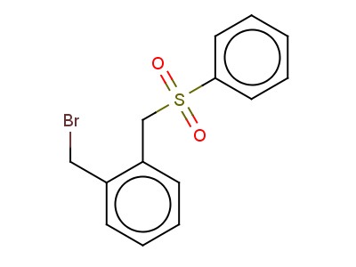 1-Bromomethyl-2-[(phenylsulfonyl)methyl]benzene