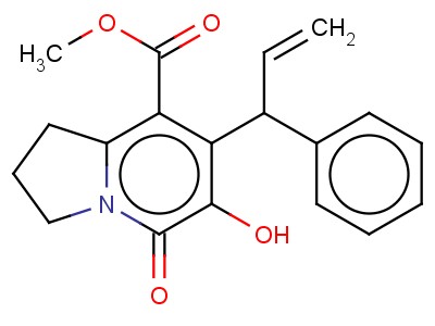 Methyl 6-hydroxy-5-oxo-7-(1-phenylallyl)-1,2,3,5-tetrahydroindolizine-8-carboxylate