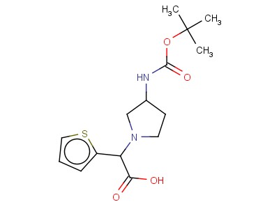 (3-Boc-amino-pyrrolidin-1-yl)-thiophen-2-yl-acetic acid