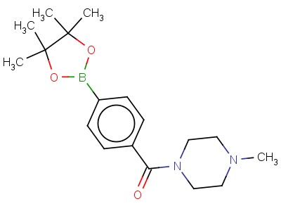 (4-Methylpiperazine-1-yl)[4-(4,4,5,5-tetramethyl-1,3,2-dioxaborolan-2-yl)phenyl]methanone