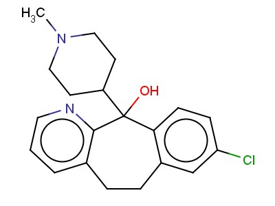 8-Chloro-6,11-dihydro-11-(1-methyl-4-piperidinyl)-5h-benzo[5,6]cyclohepta[1,2-b]pyridin-11-ol