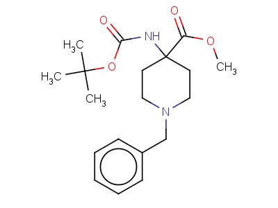 1-Benzyl-4-n-boc-amino-isonipecotic acid methyl ester