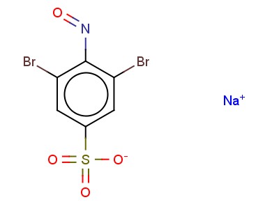 3,5-Dibromo-4-nitroso-benzenesulfonic acid sodium salt
