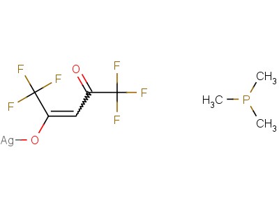Trimethylphosphine(hexafluorooacetylacetonato)silver(i)