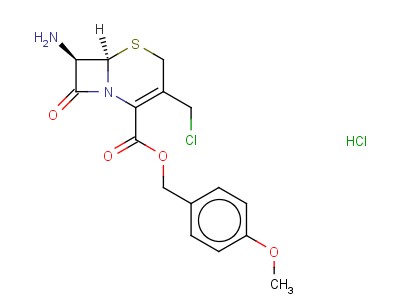 7-Amino-3-chloromethyl-3-cephem-4-carboxylic acid p-methoxybenzyl ester hydrochloride