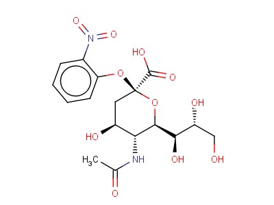 2-O-(o-nitrophenyl)-alpha-d-n-acetylneuraminic acid