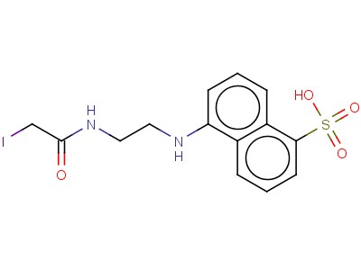 5-[2-(iodoacetamido)ethylamino]naphthalene-1-sulfonic acid