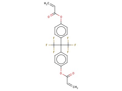 Hexafluoro bisphenol a diacrylate