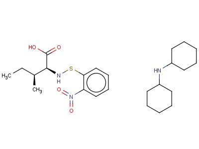 N-2-nitrophenylsulfenyl-l-isoleucine dicyclohexylammonium salt