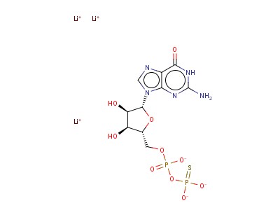 Guanosine 5'-o-(2-thiodiphosphate) trilithium salt