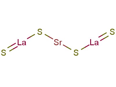 Strontium lanthanum sulfide