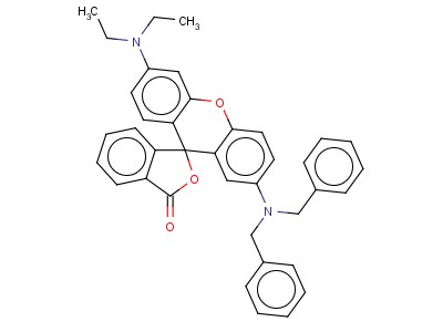 2'-(Dibenzylamino)-6'-(diethylamino)fluoran