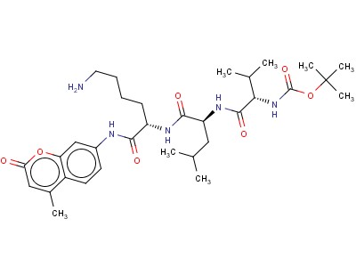 Boc-val-leu-lys-7-amido-4-methylcoumarin