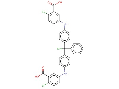 4,4'-Bis(3-carboxy-4-chlorophenyl-amino)trityl chloride