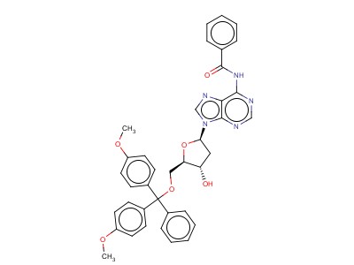 N6-benzoyl-5'-o-(4,4'-dimethoxytrityl)-2'-deoxyadenosine