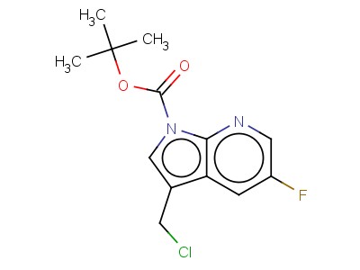 1-BOC-5-FLUORO-3-(CHLOROMETHYL)-7-AZAINDOLE