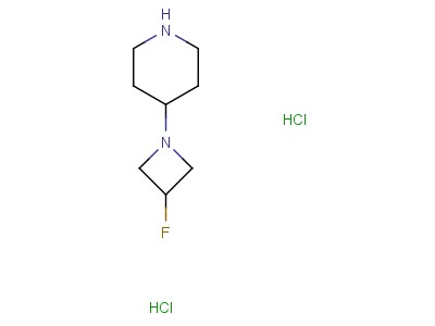 PIPERIDINE, 4-(3-FLUORO-1-AZETIDINYL)-, HYDROCHLORIDE (1:2)