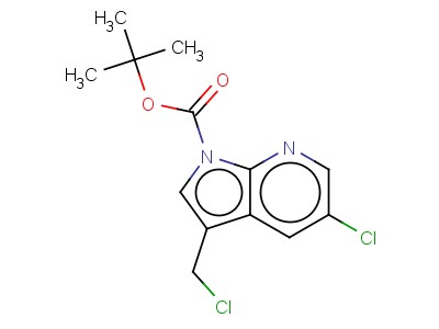 1-BOC-5-CHLORO-3-(CHLOROMETHYL)-7-AZAINDOLE