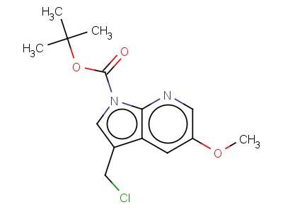 1-BOC-5-3-(CHLOROMETHYL)-5-METHOXY-7-AZAINDOLE