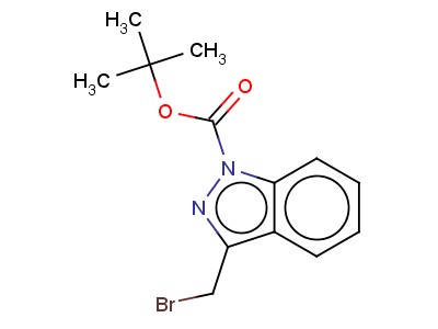 1H-INDAZOLE-1-CARBOXYLIC ACID, 3-(BROMOMETHYL)-, 1,1-DIMETHYLETHYL ESTER