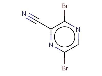 3,6-DIBROMO-PYRAZINE-2-CARBONITRILE