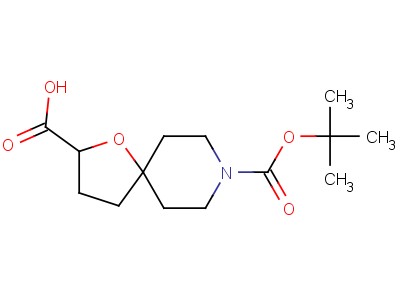 8-(TERT-BUTOXYCARBONYL)-1-OXA-8-AZASPIRO[4.5]DECANE-2-CARBOXYLIC ACID