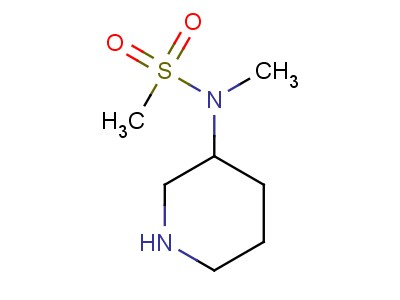 N-METHYL-N-(PIPERIDIN-3-YL)METHANESULFONAMIDE