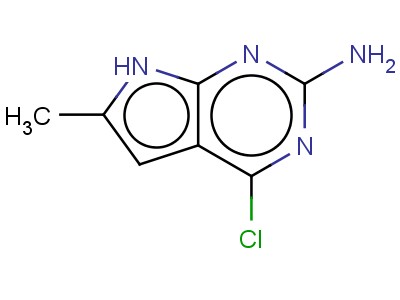 2-AMINO-4-CHLORO-6-METHYL-7H-PYRROLO[2,3-D]PYRIMIDINE